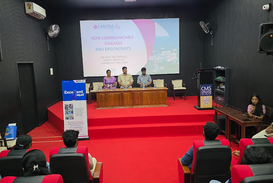 Building Awareness for a Healthier Future: Lifestyle Diseases and Ergonomics Session at CMS College